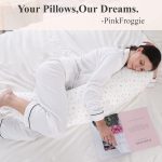 PinkFroggie 46" Long Pregnancy Pillow for Side Sleeping,Full Body Maternity Pillow with Removable Cover,Baby Comfort with Back Support,Versatile Surgery Recovery Support Cushion - Image 9